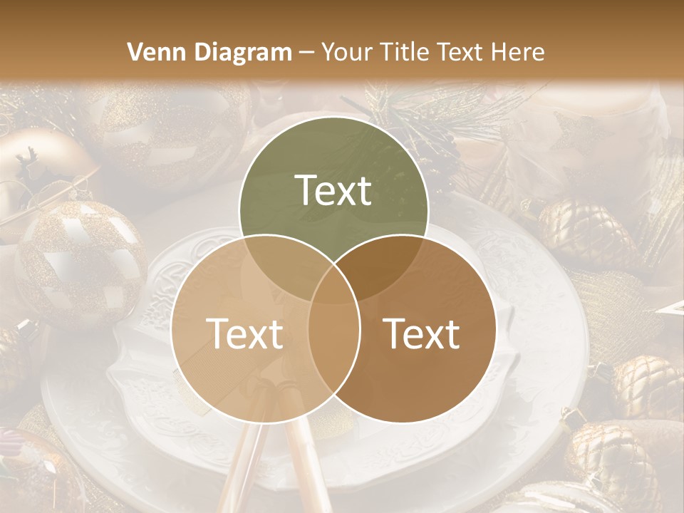 New Dinner Ribbon PowerPoint Template