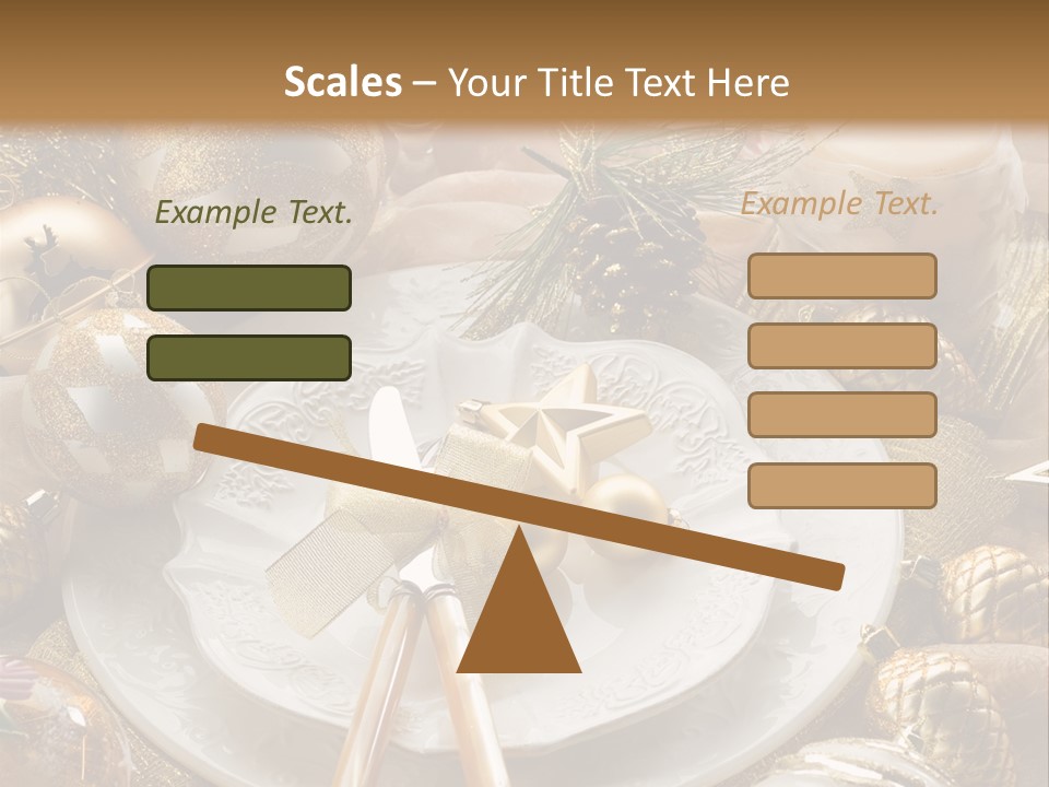 New Dinner Ribbon PowerPoint Template