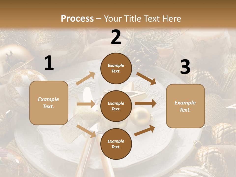 New Dinner Ribbon PowerPoint Template