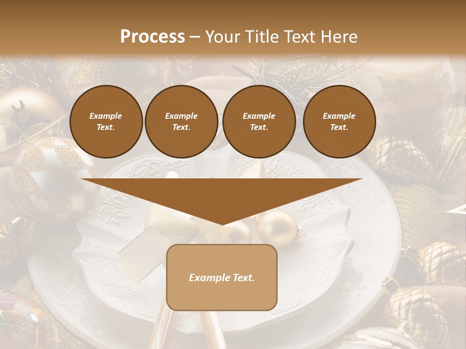 New Dinner Ribbon PowerPoint Template