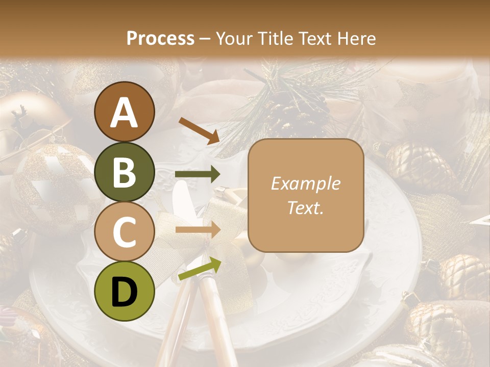 New Dinner Ribbon PowerPoint Template