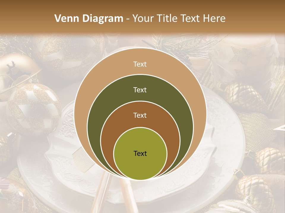 New Dinner Ribbon PowerPoint Template