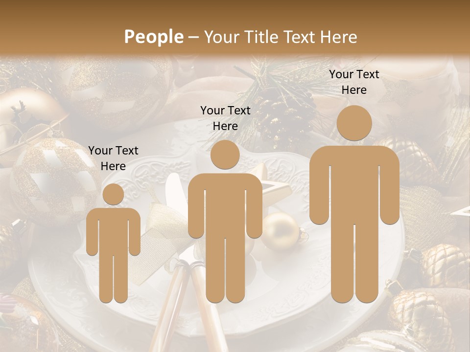 New Dinner Ribbon PowerPoint Template