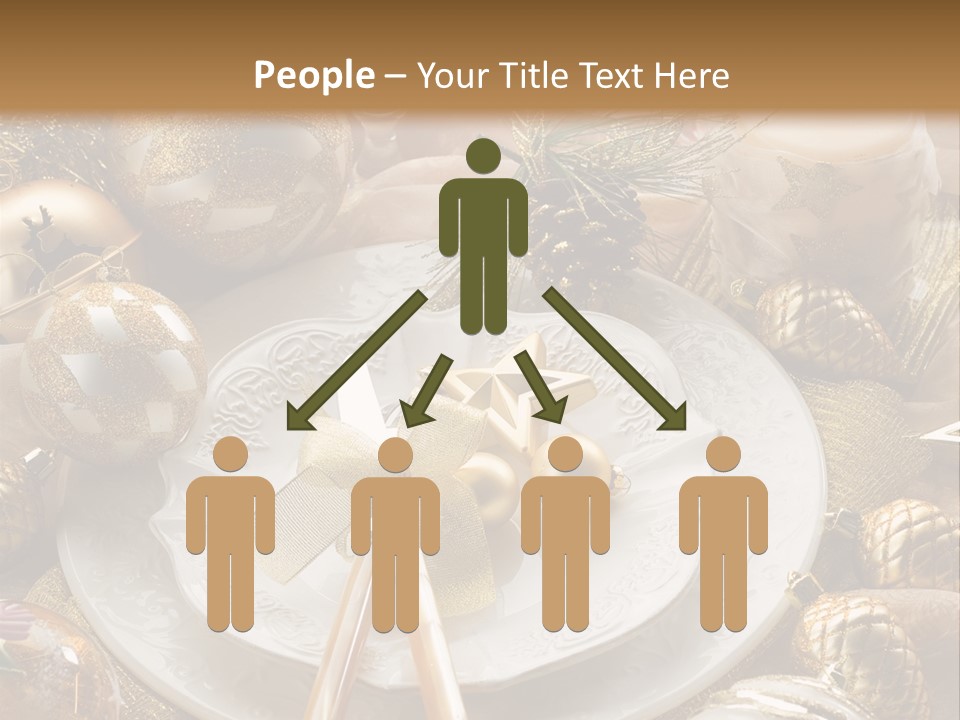 New Dinner Ribbon PowerPoint Template