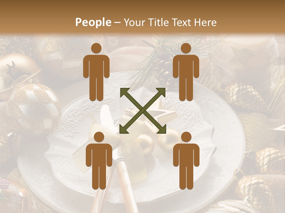 New Dinner Ribbon PowerPoint Template