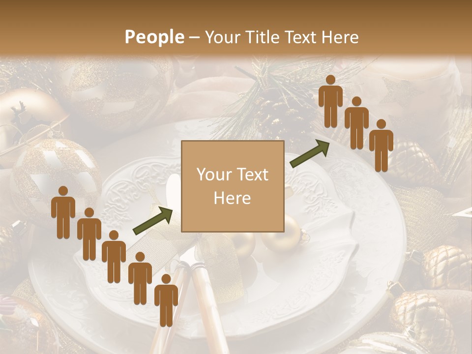 New Dinner Ribbon PowerPoint Template