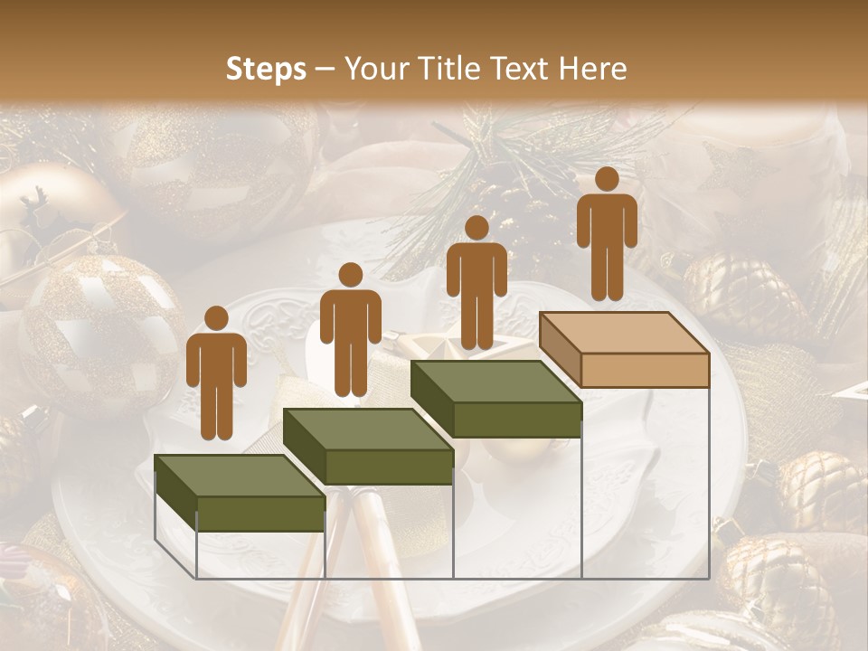 New Dinner Ribbon PowerPoint Template