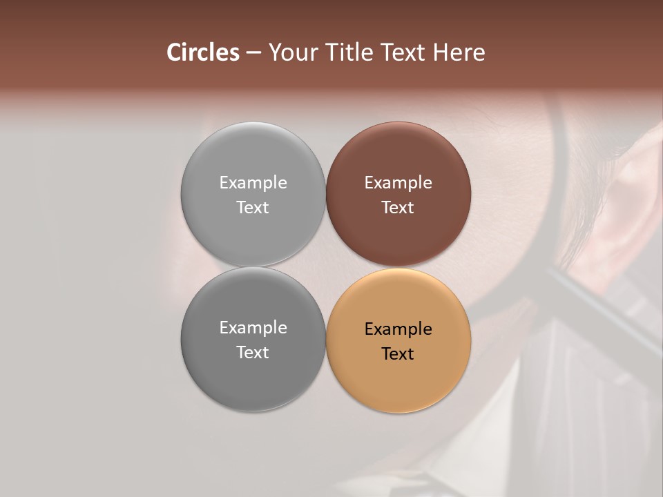 Glass Boy Caricature PowerPoint Template