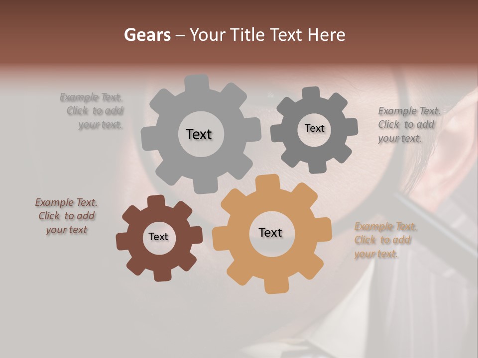 Glass Boy Caricature PowerPoint Template