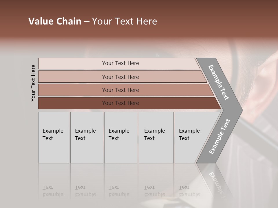 Glass Boy Caricature PowerPoint Template