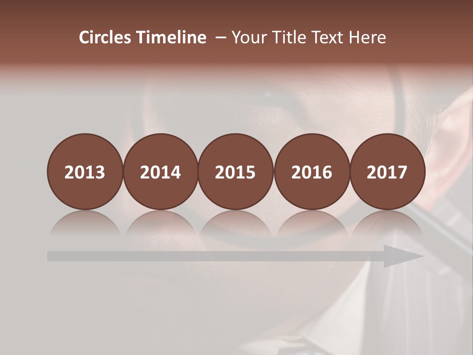 Glass Boy Caricature PowerPoint Template