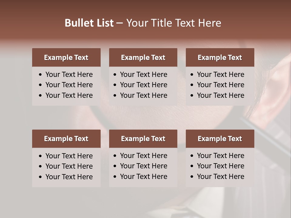 Glass Boy Caricature PowerPoint Template