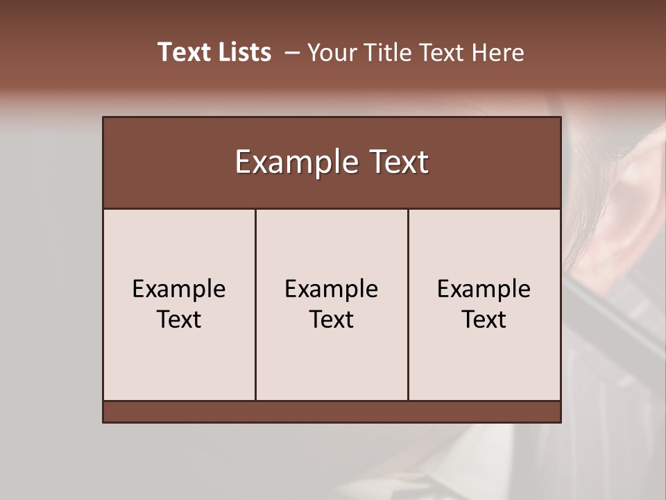Glass Boy Caricature PowerPoint Template