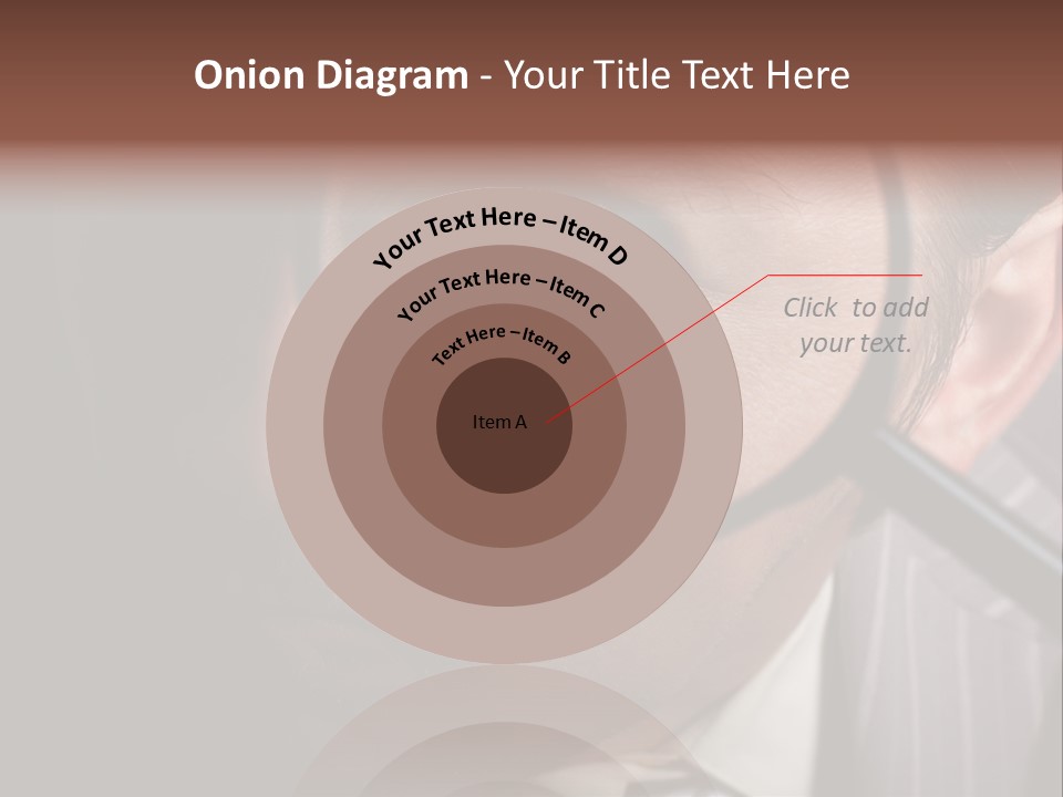 Glass Boy Caricature PowerPoint Template
