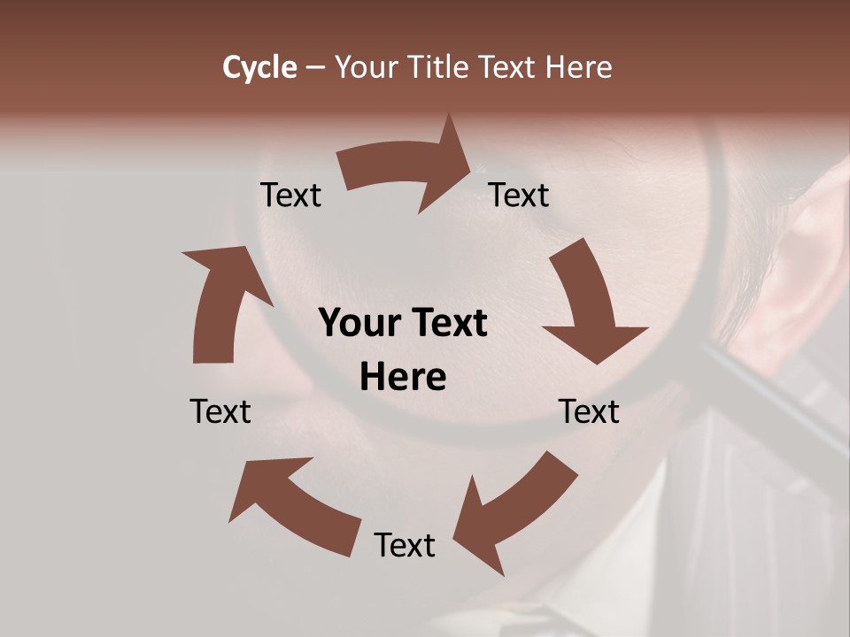 Glass Boy Caricature PowerPoint Template