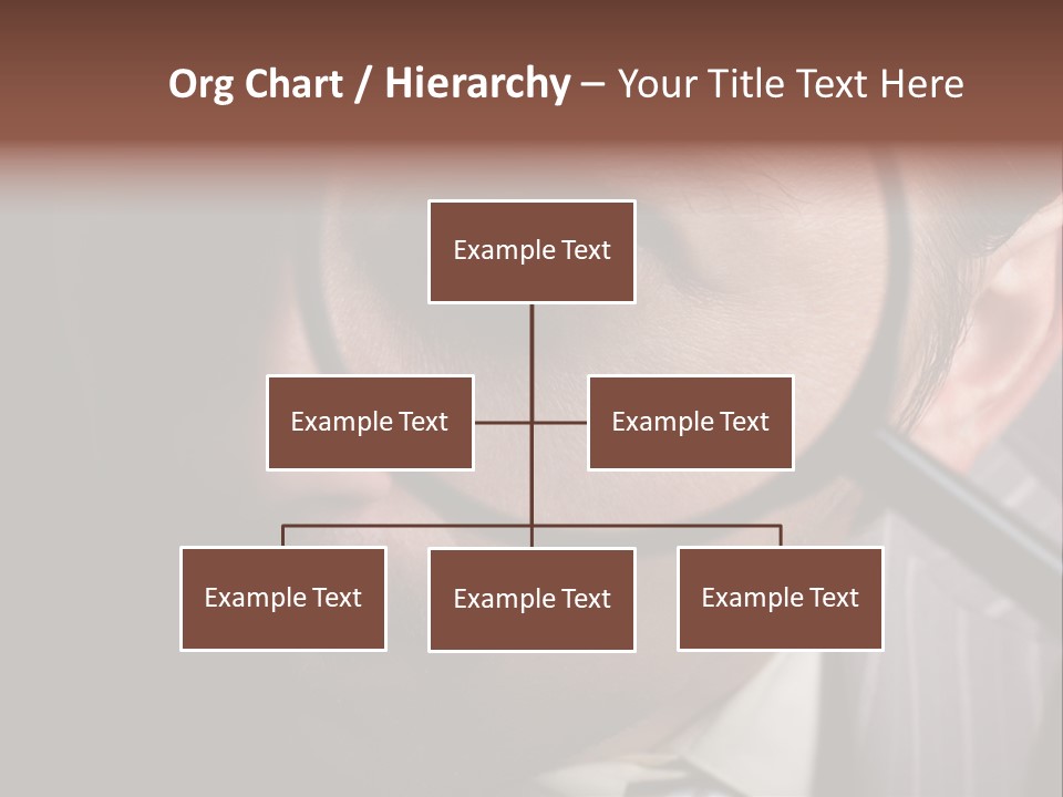 Glass Boy Caricature PowerPoint Template