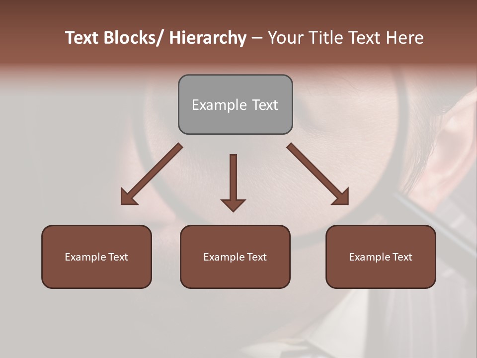 Glass Boy Caricature PowerPoint Template