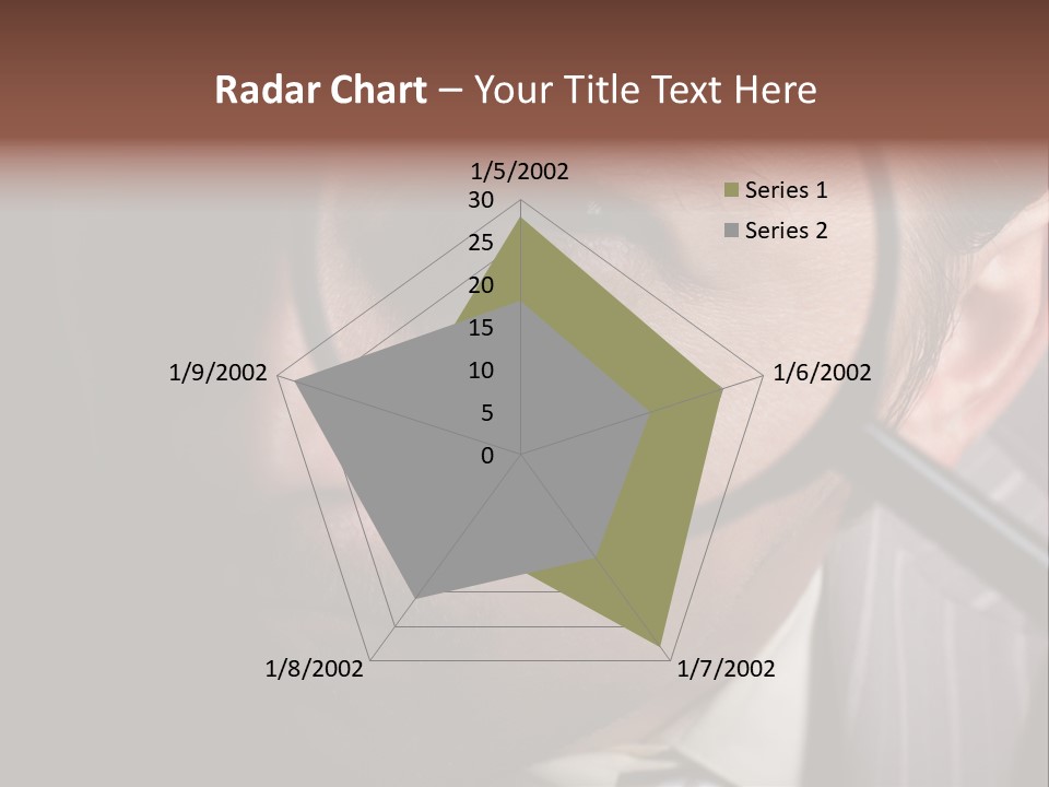 Glass Boy Caricature PowerPoint Template