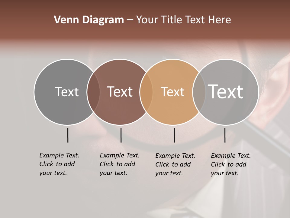 Glass Boy Caricature PowerPoint Template