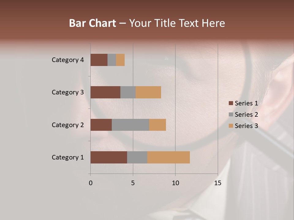 Glass Boy Caricature PowerPoint Template