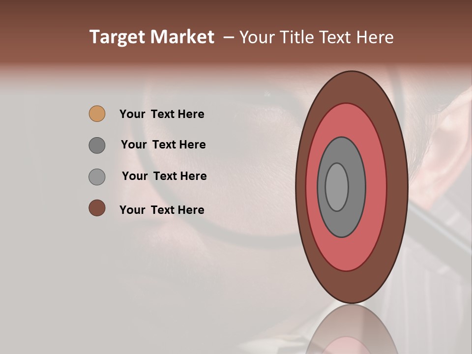 Glass Boy Caricature PowerPoint Template