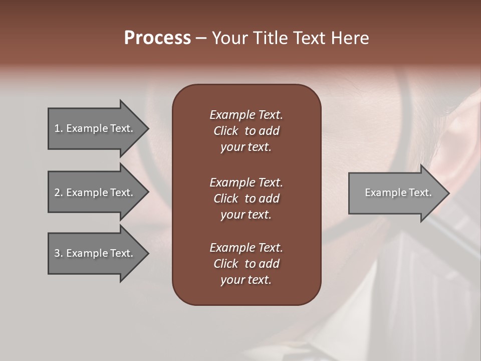 Glass Boy Caricature PowerPoint Template