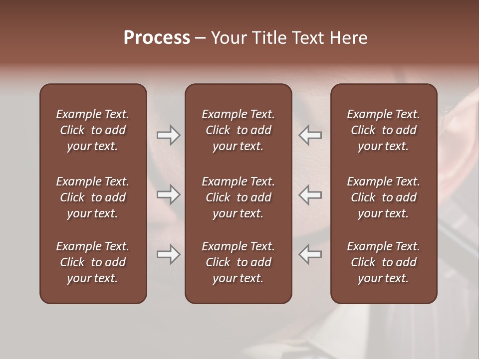 Glass Boy Caricature PowerPoint Template