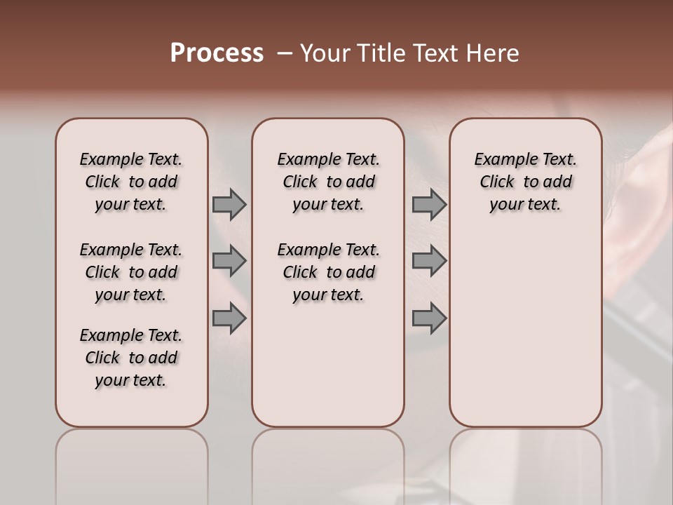Glass Boy Caricature PowerPoint Template