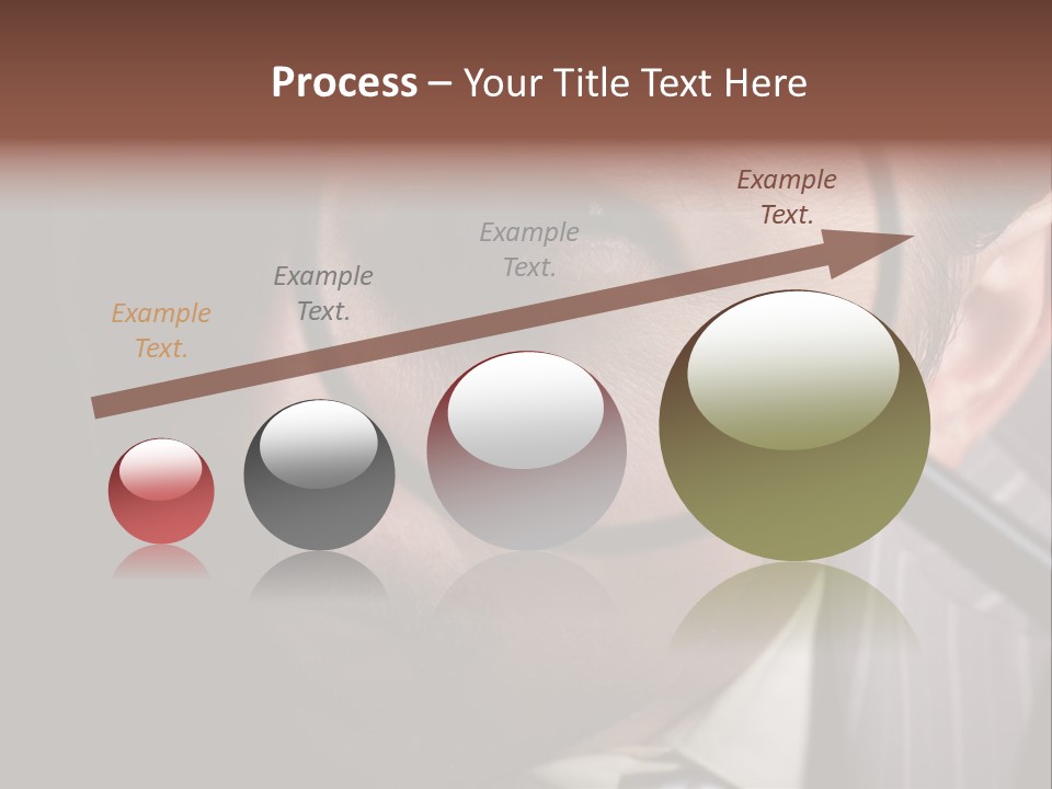 Glass Boy Caricature PowerPoint Template