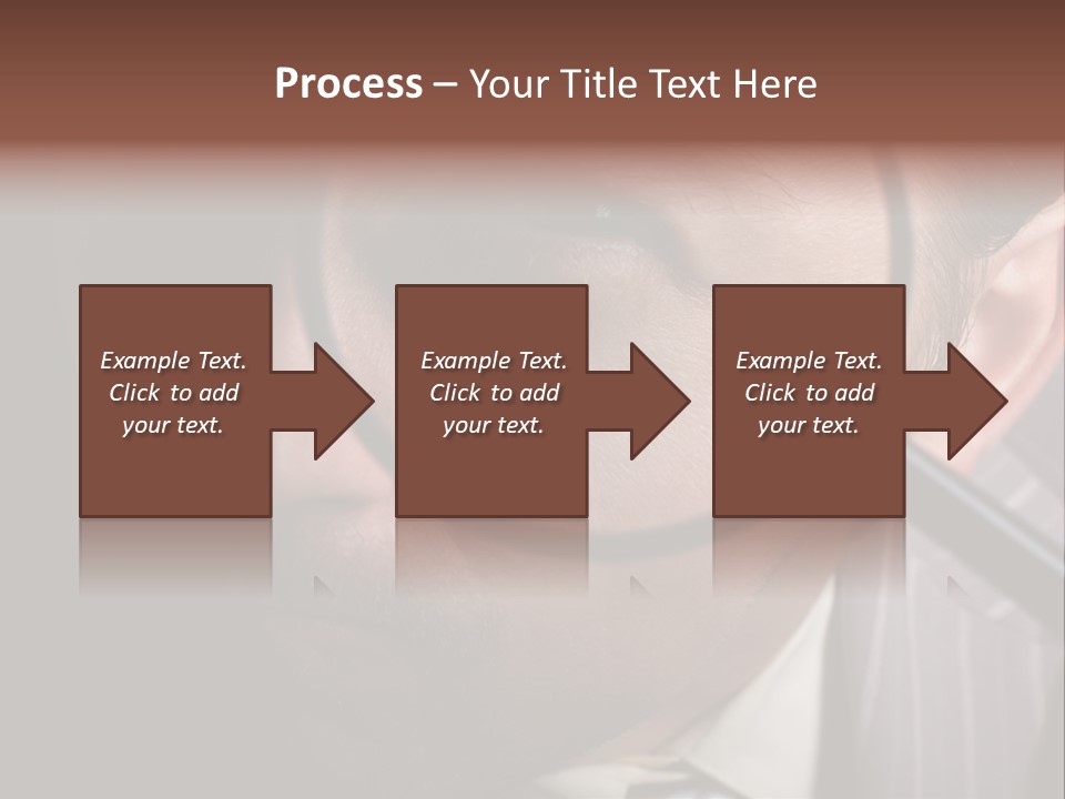 Glass Boy Caricature PowerPoint Template