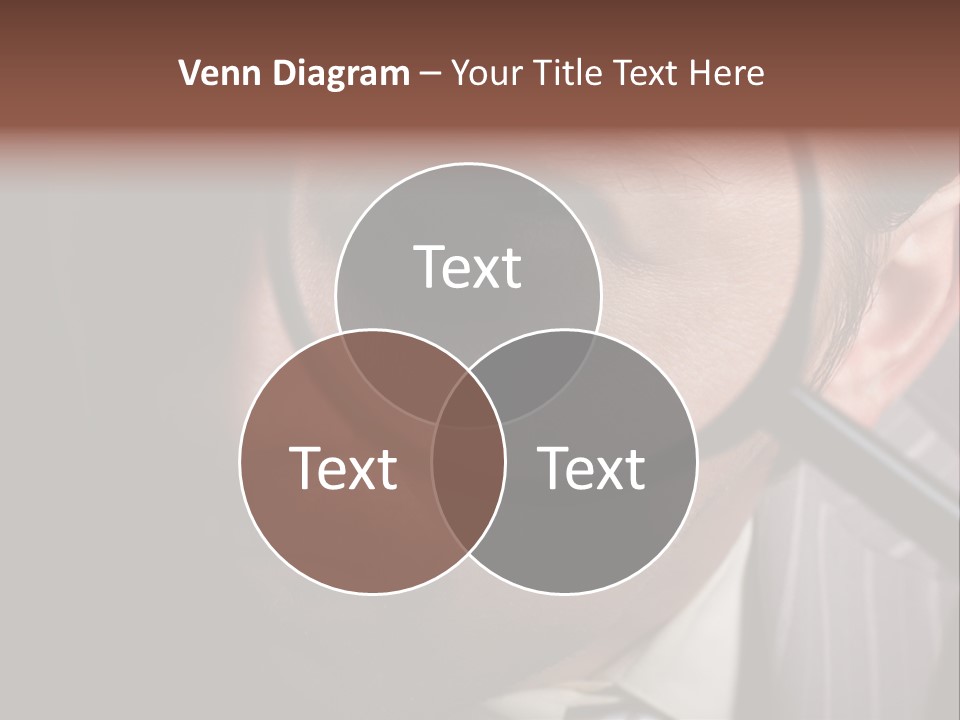 Glass Boy Caricature PowerPoint Template