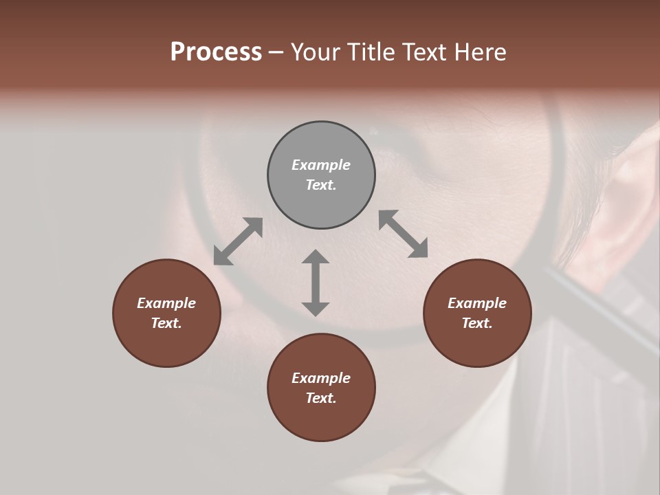 Glass Boy Caricature PowerPoint Template
