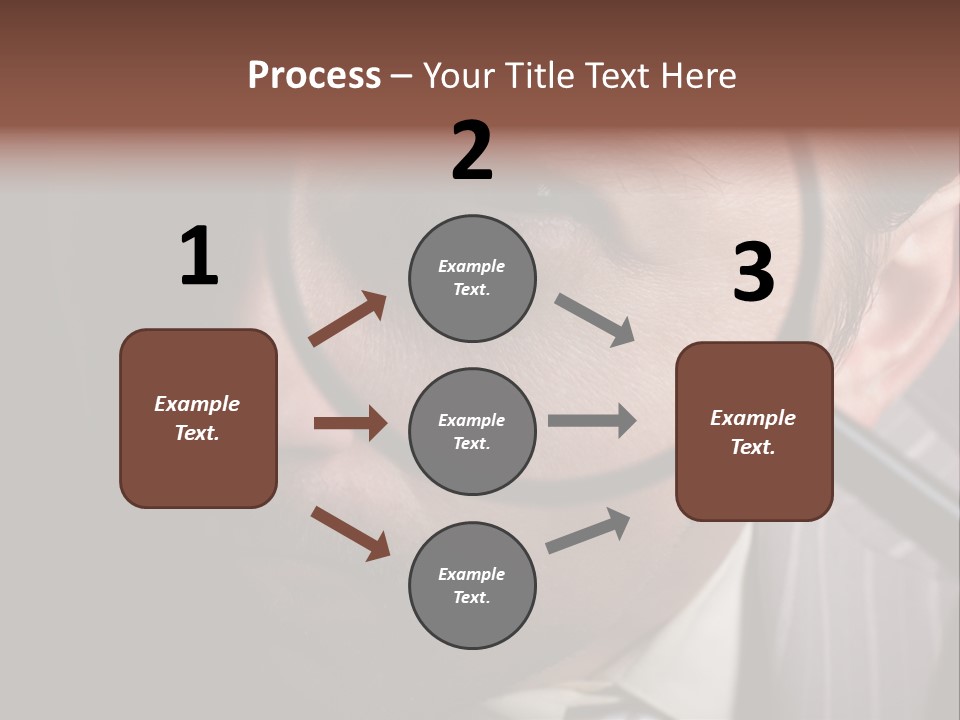 Glass Boy Caricature PowerPoint Template