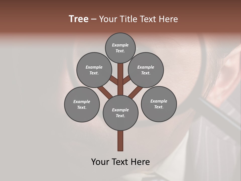 Glass Boy Caricature PowerPoint Template