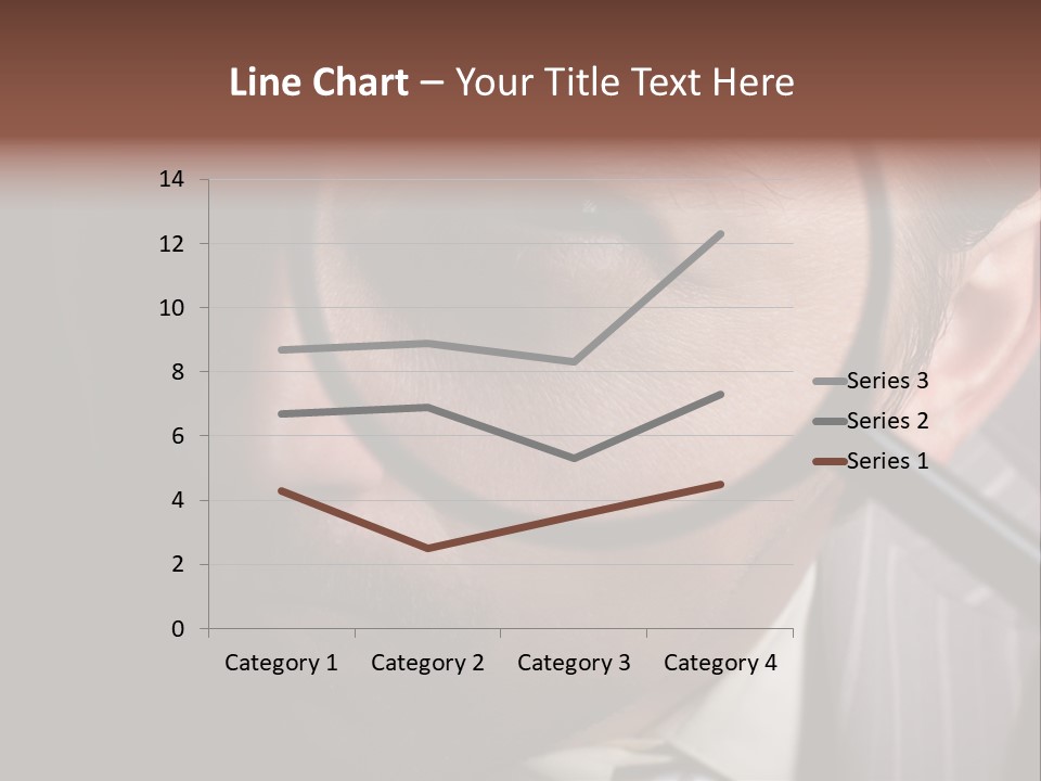 Glass Boy Caricature PowerPoint Template