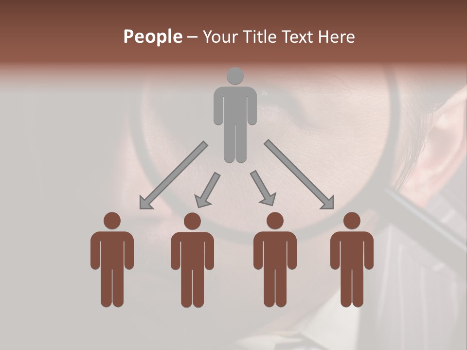 Glass Boy Caricature PowerPoint Template