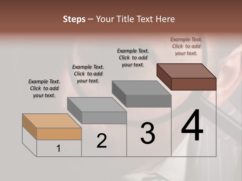 Glass Boy Caricature PowerPoint Template