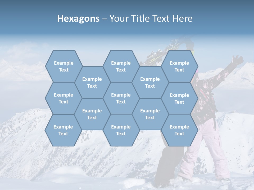 Two People Family Happiness PowerPoint Template