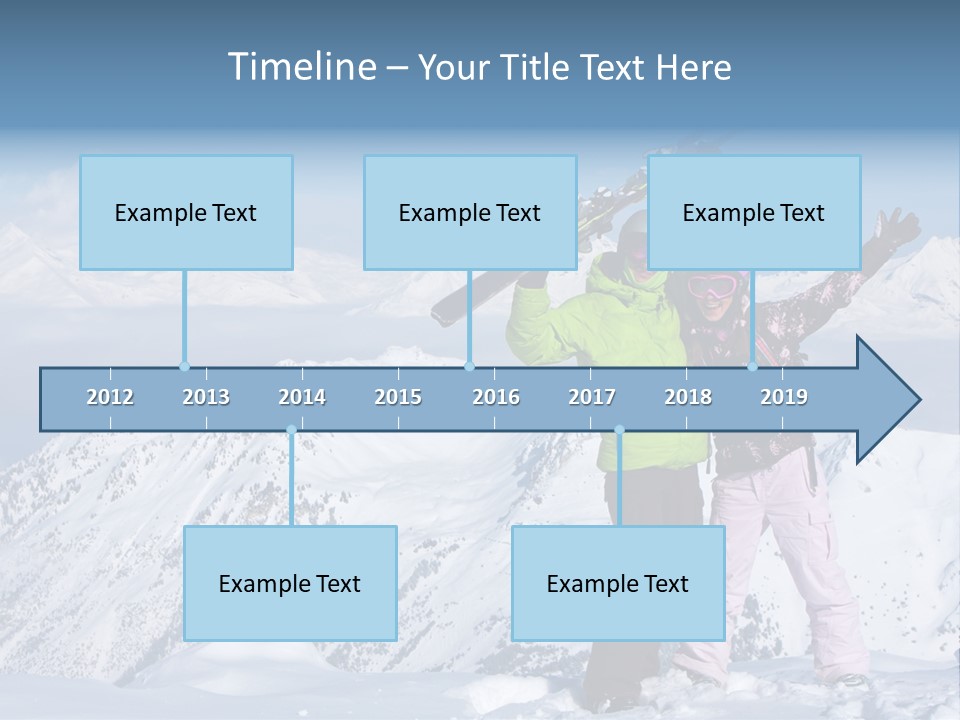 Two People Family Happiness PowerPoint Template