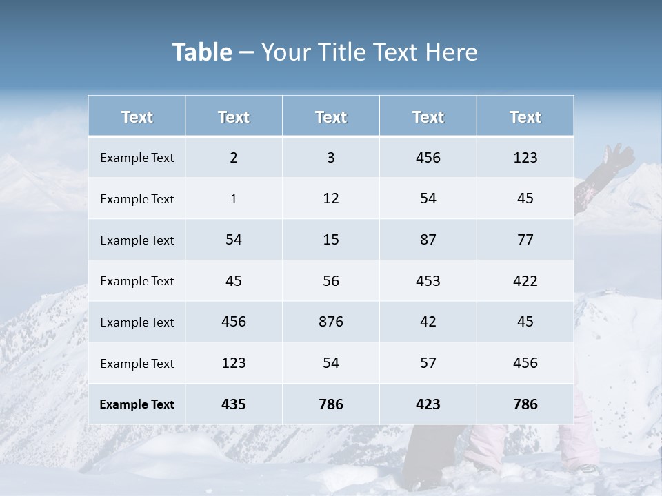 Two People Family Happiness PowerPoint Template