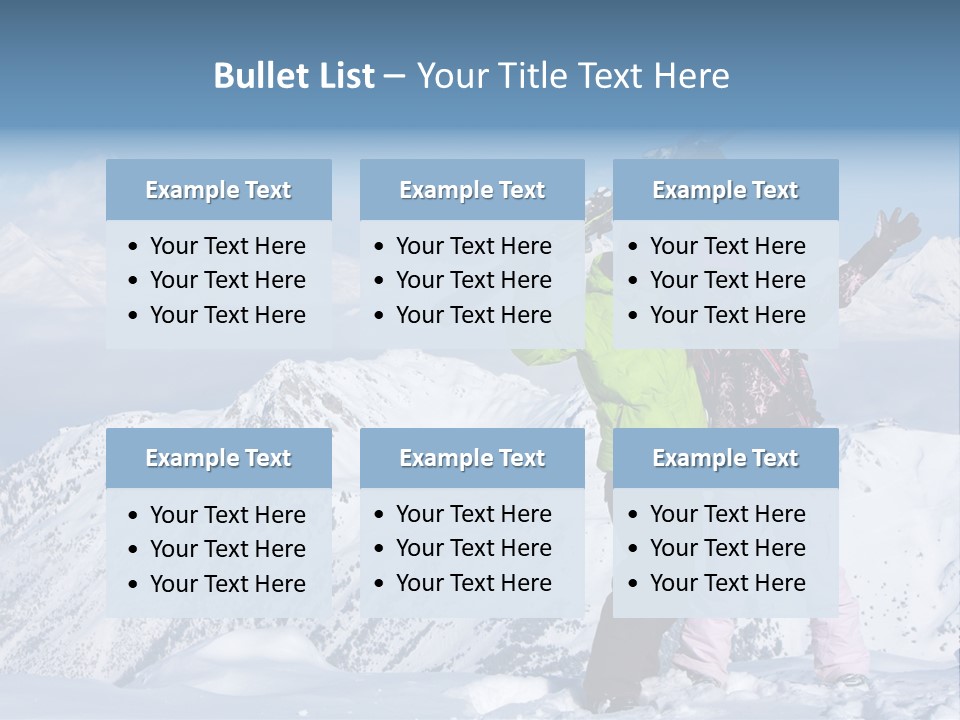 Two People Family Happiness PowerPoint Template
