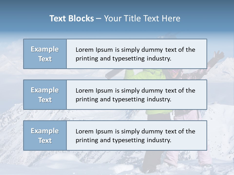 Two People Family Happiness PowerPoint Template