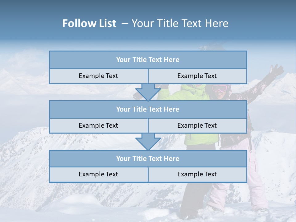Two People Family Happiness PowerPoint Template