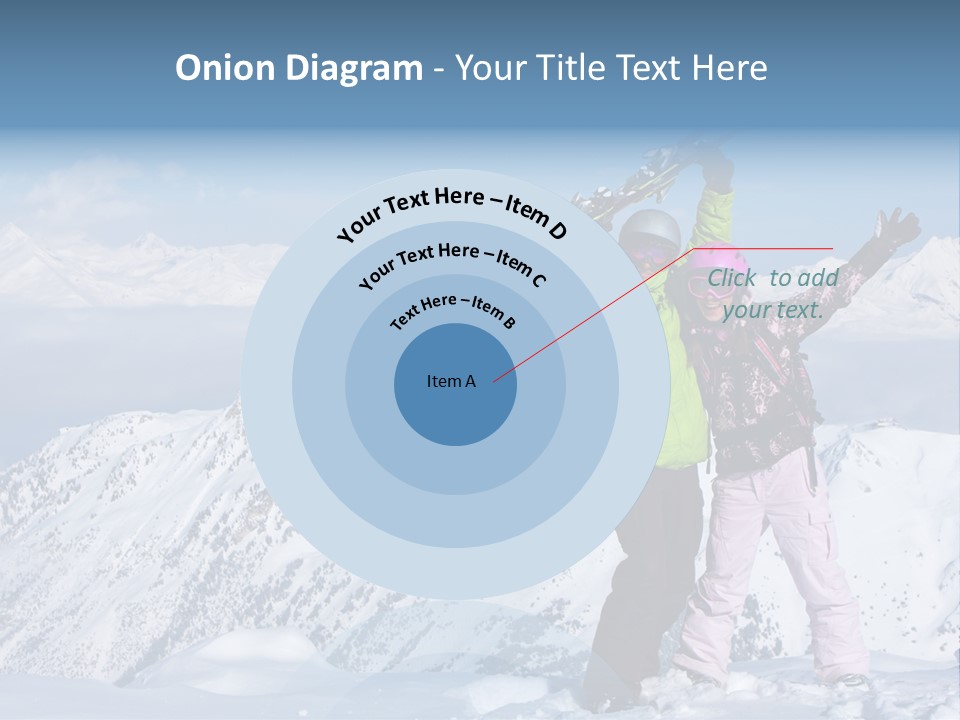 Two People Family Happiness PowerPoint Template