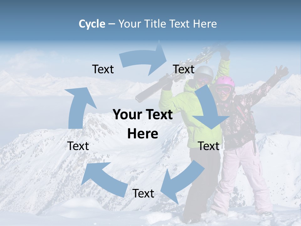 Two People Family Happiness PowerPoint Template