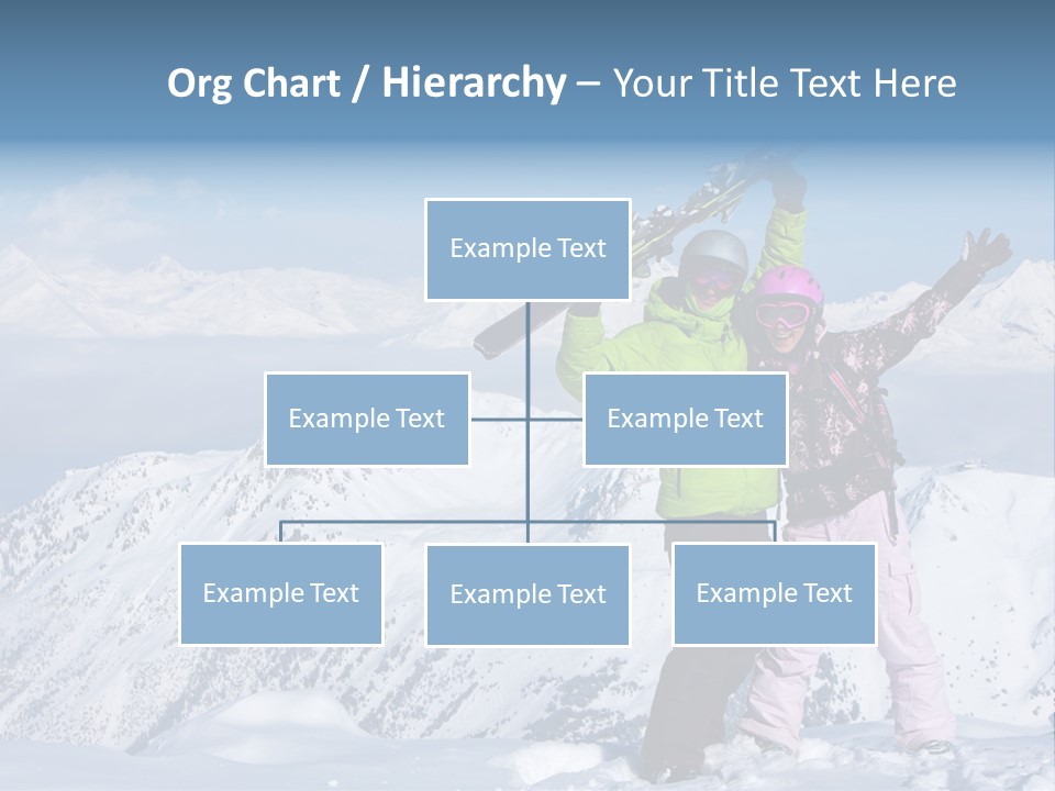 Two People Family Happiness PowerPoint Template
