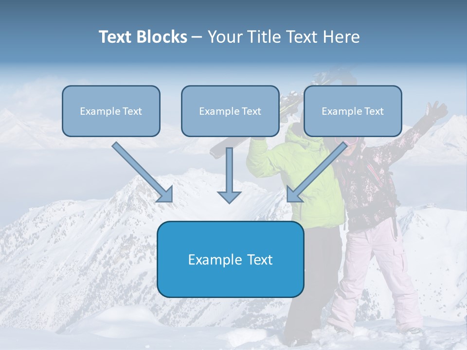 Two People Family Happiness PowerPoint Template