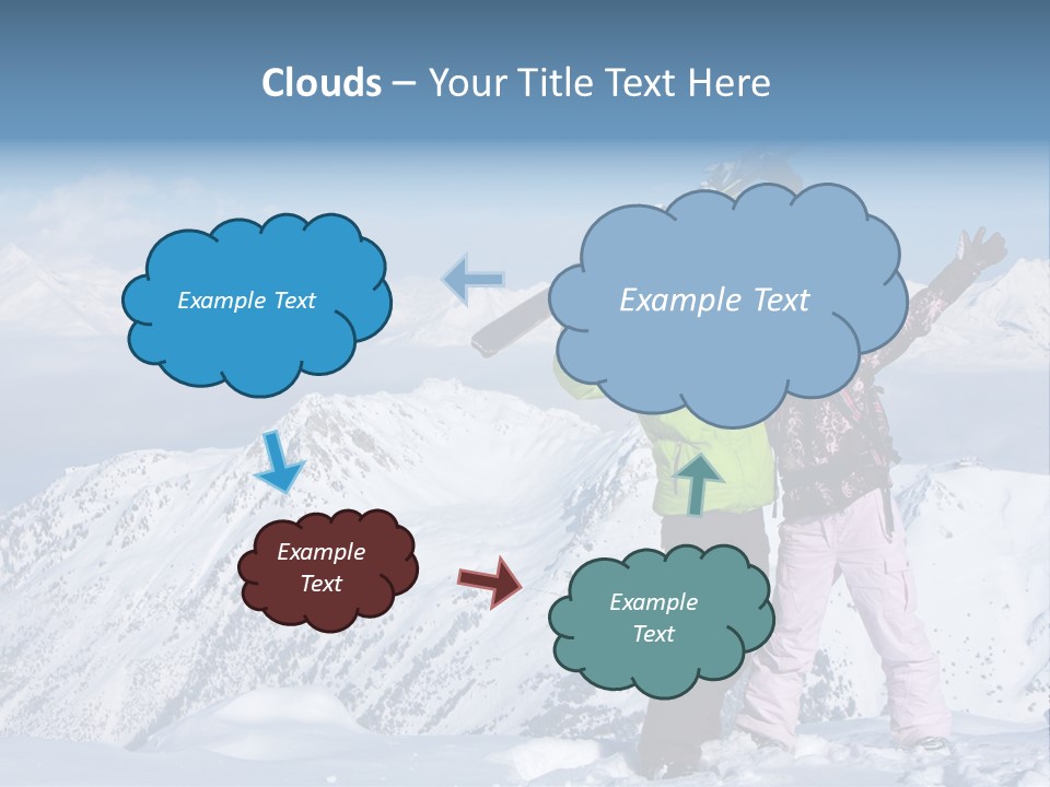 Two People Family Happiness PowerPoint Template