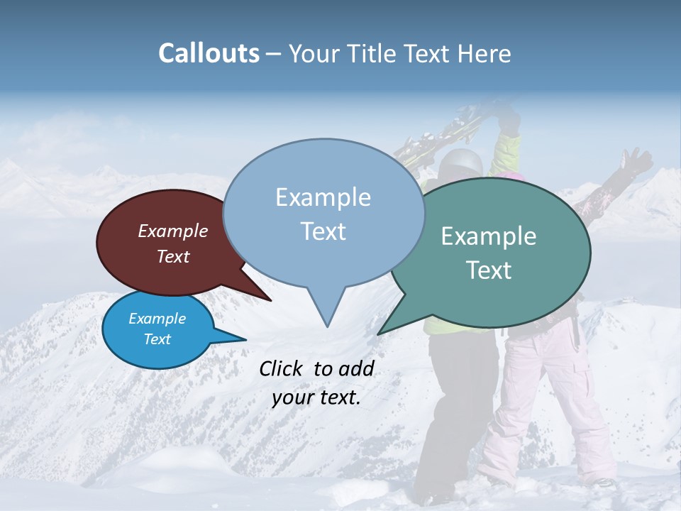 Two People Family Happiness PowerPoint Template
