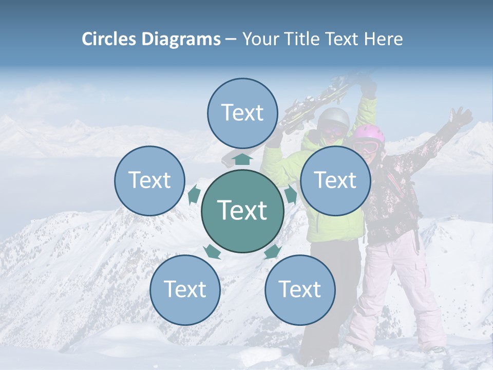 Two People Family Happiness PowerPoint Template